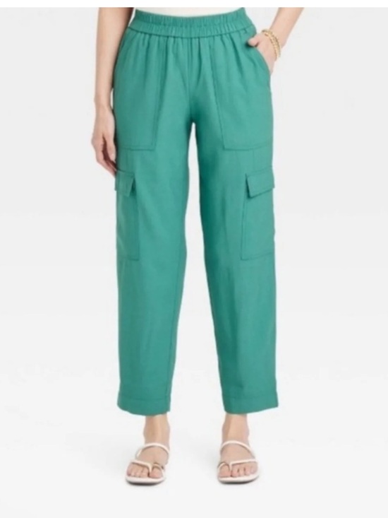 a new day Pants - NWT A NEW DAY Women's Green Cargo Style Pants